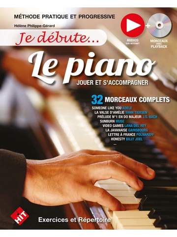 Je débute le piano Visuel